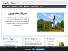 Tablet Screenshot of laneryrfiber.se